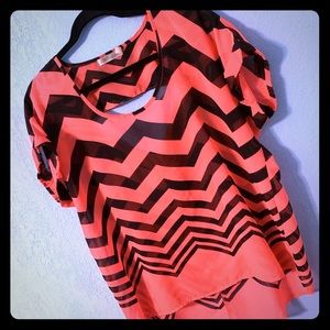 Liberty Love Zigzag Top